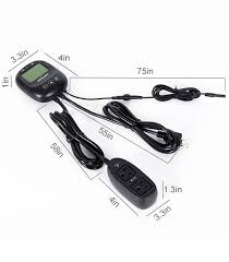 Heating/Cooling controller with digital temperature display