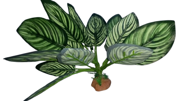 Close-up of realistic JBY001 artificial leaves