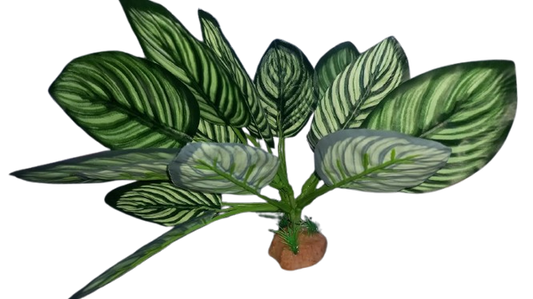 Close-up of realistic JBY001 artificial leaves