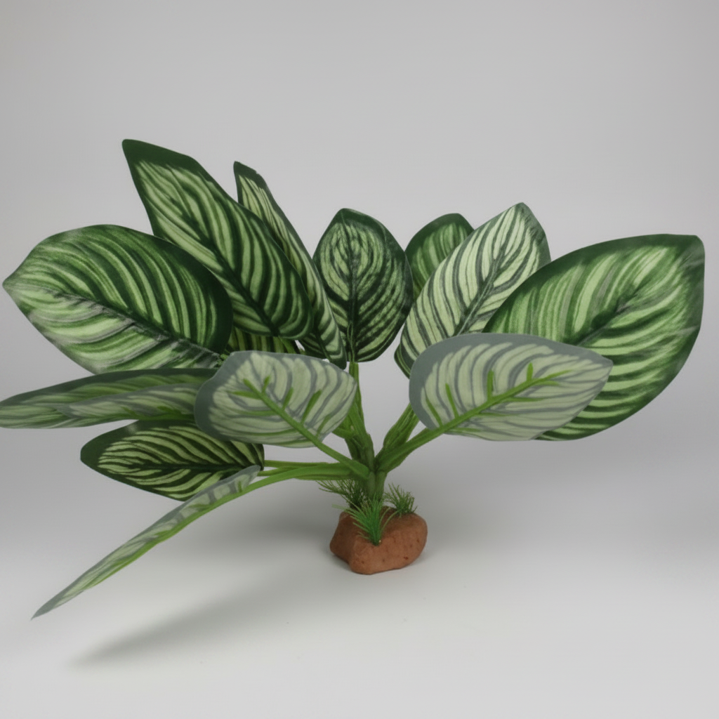 Close-up of realistic JBY001 artificial leaves