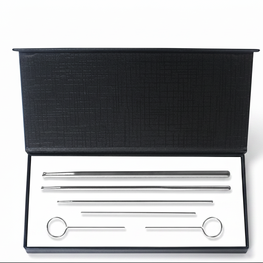 Nomoy NFF-89 6pc snake probe set in storage case