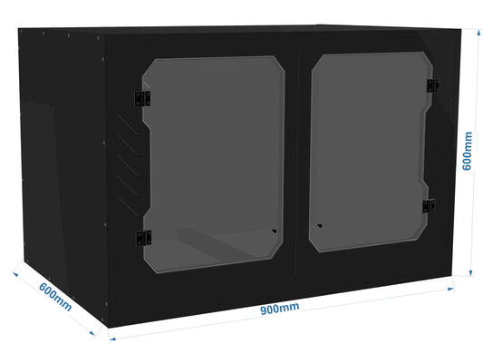 RC90 enclosure with removable divider for flexible reptile habitats, ideal for ball pythons