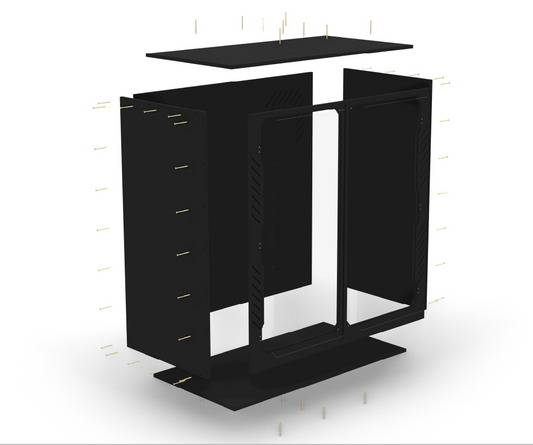 RCA120 large reptile enclosure for arboreal species and climbing reptiles