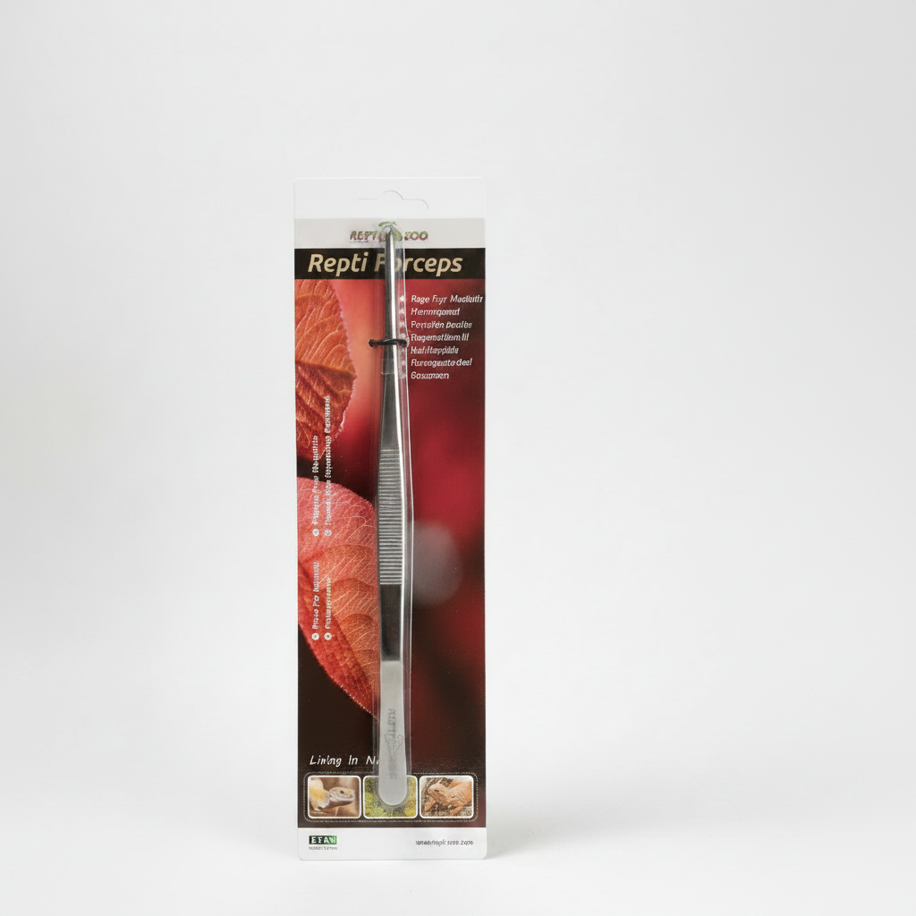 Packaged ReptiZoo Straight Forceps – 25cm