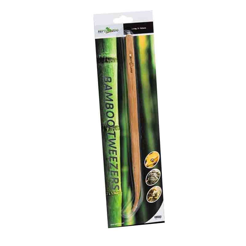 Close-up of bamboo tip handling