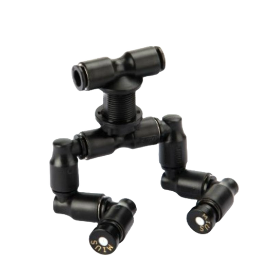 MIUS dual fogger with both mist outlets