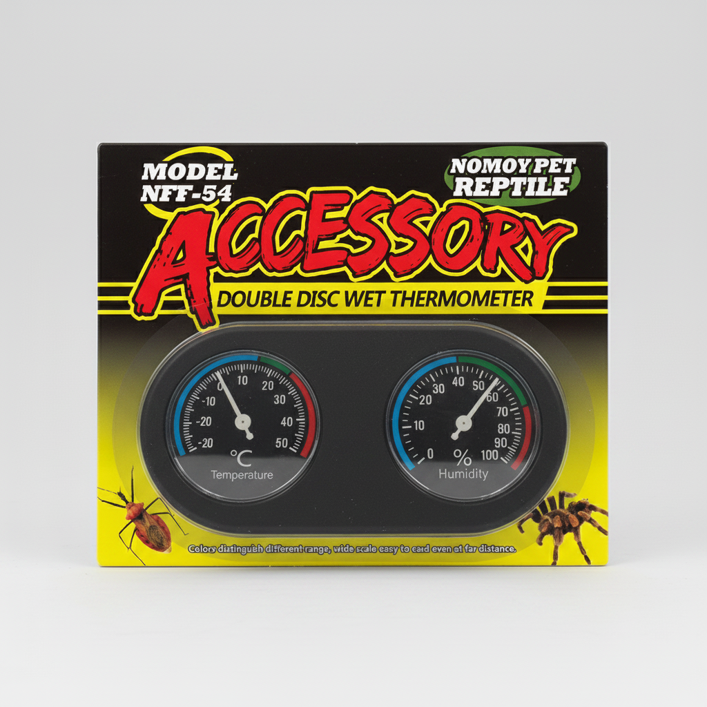 Nomoy NFF-54 with visible dual temperature and humidity dials