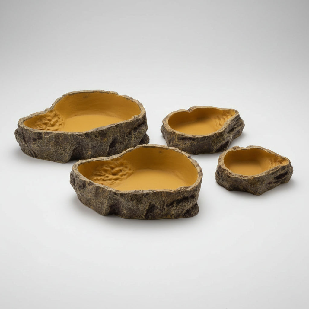 Multiple basin sizes stacked for display