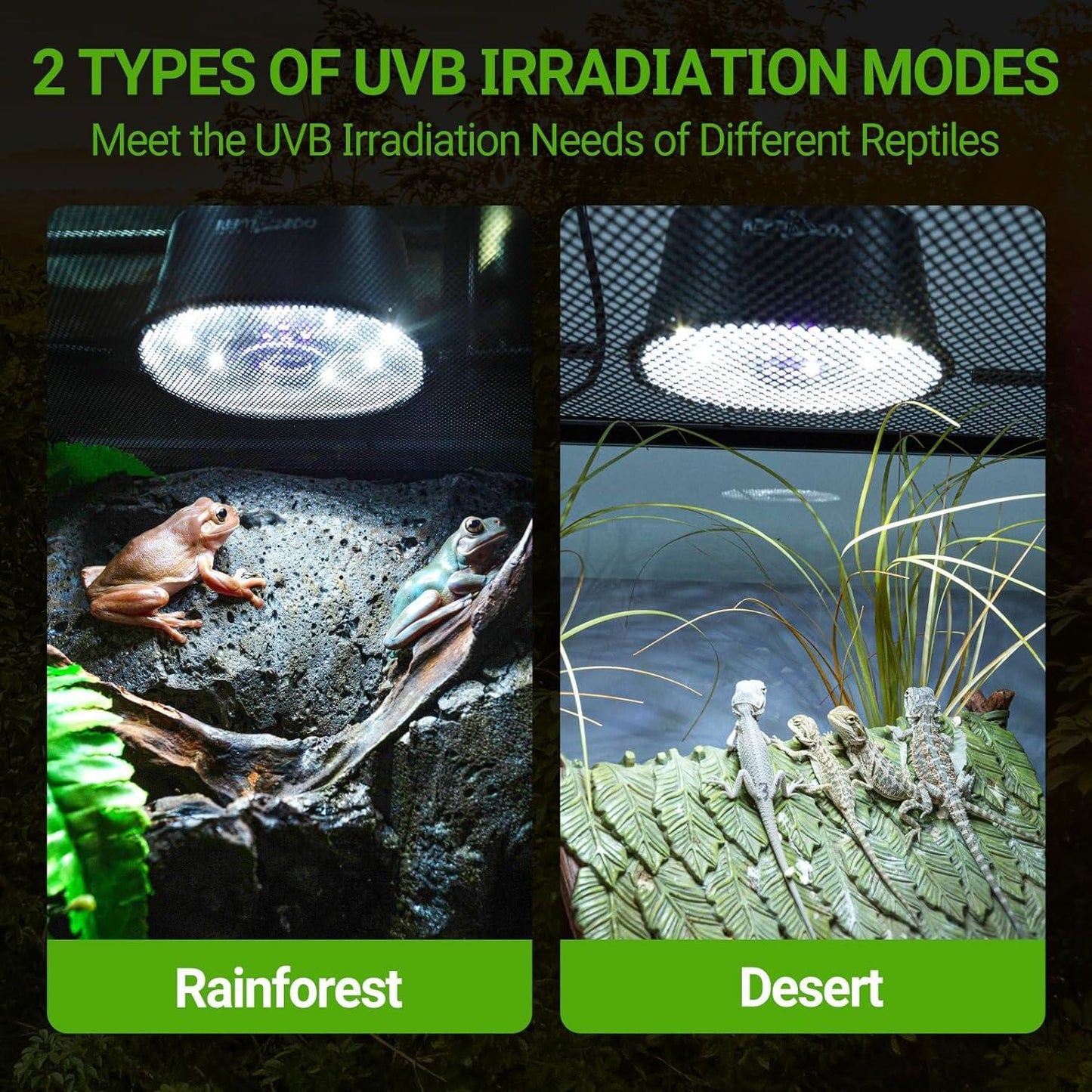 Repti Low Profile UVB LED Reptile light