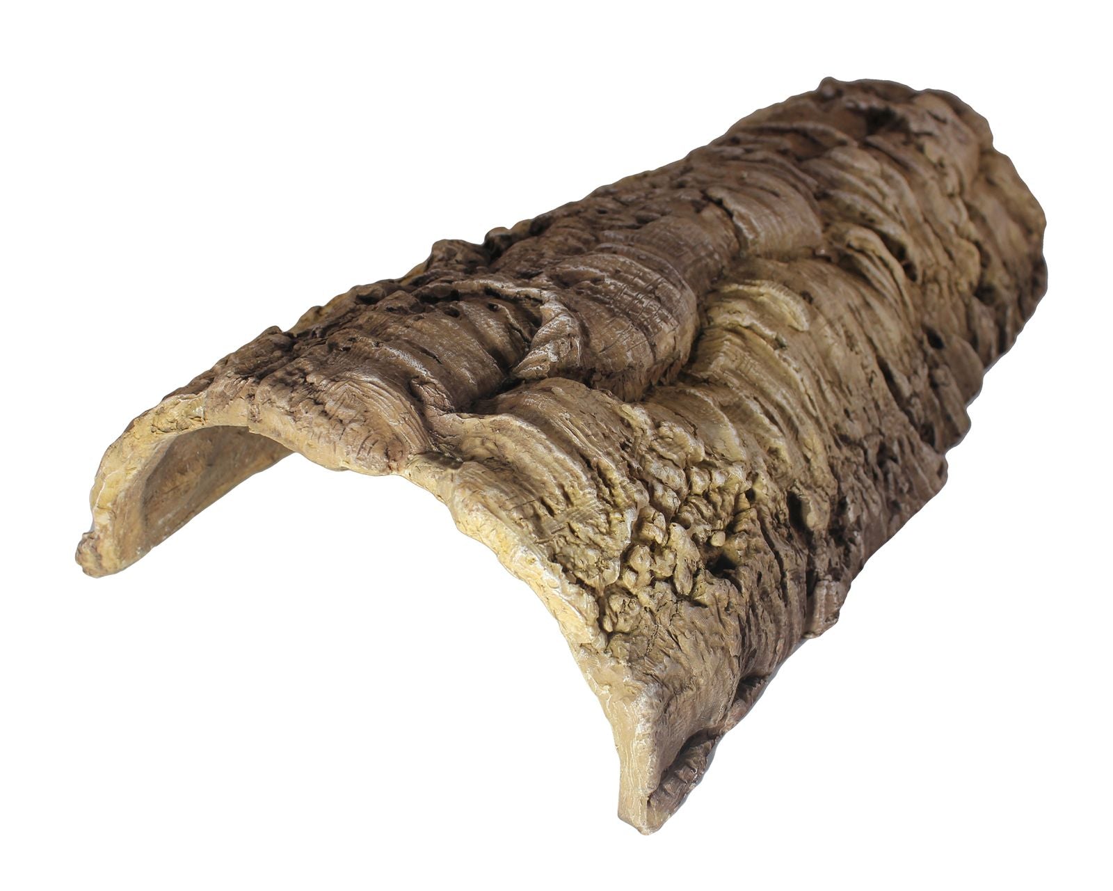 Natural-looking resin hides collection with realistic design for reptiles.