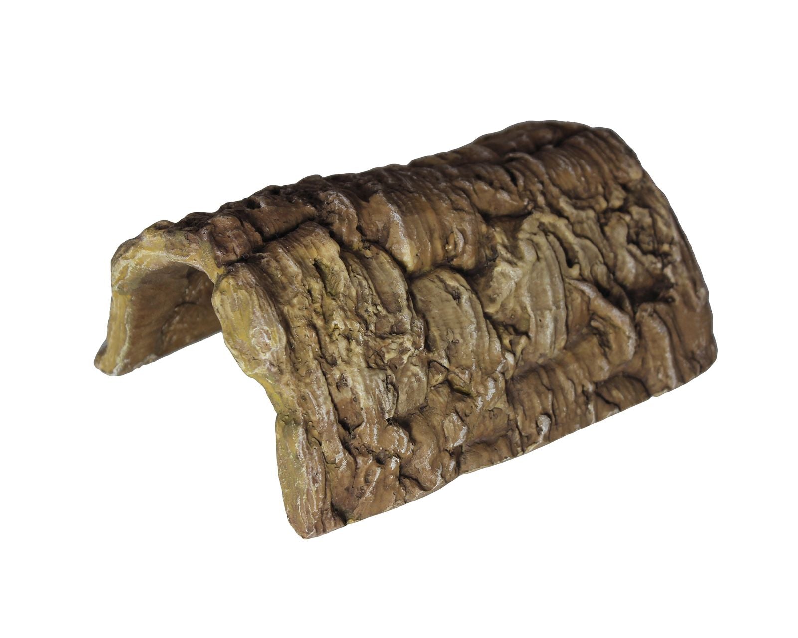 Natural-looking resin hides collection with realistic design for reptiles.