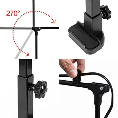 Adjustable Reptile Enclosure Lamp Bracket 2in1