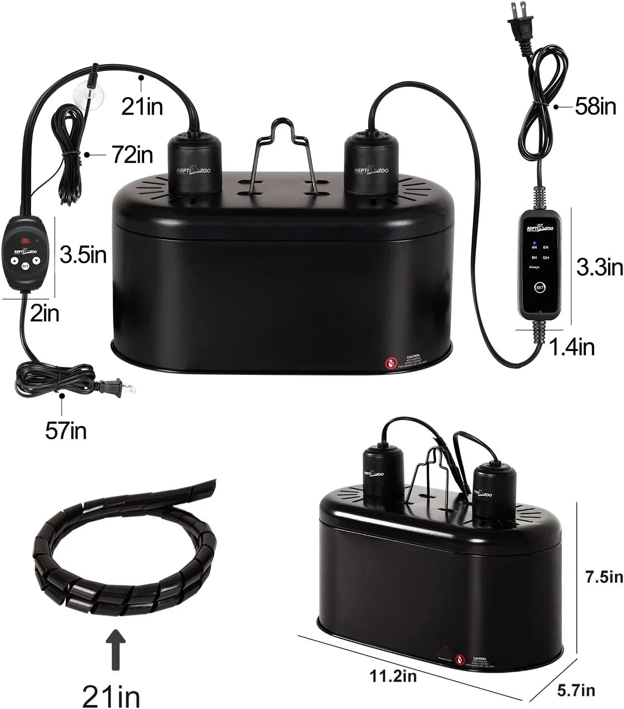 Repti Dual Dome 2x150W
