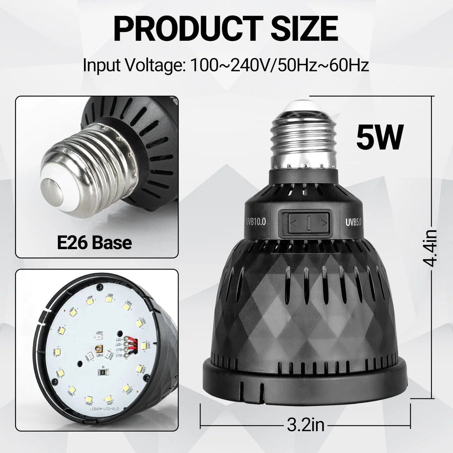 Desert/Tropical UVB bulb 5W