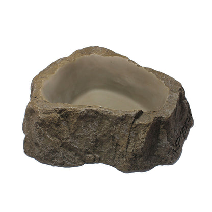Large reptile water bowl made from food-grade resin for safe use