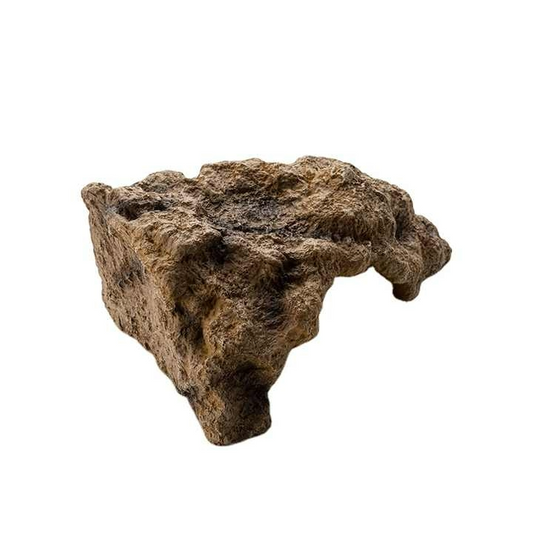 Textured rock-style cave showing entrance hole