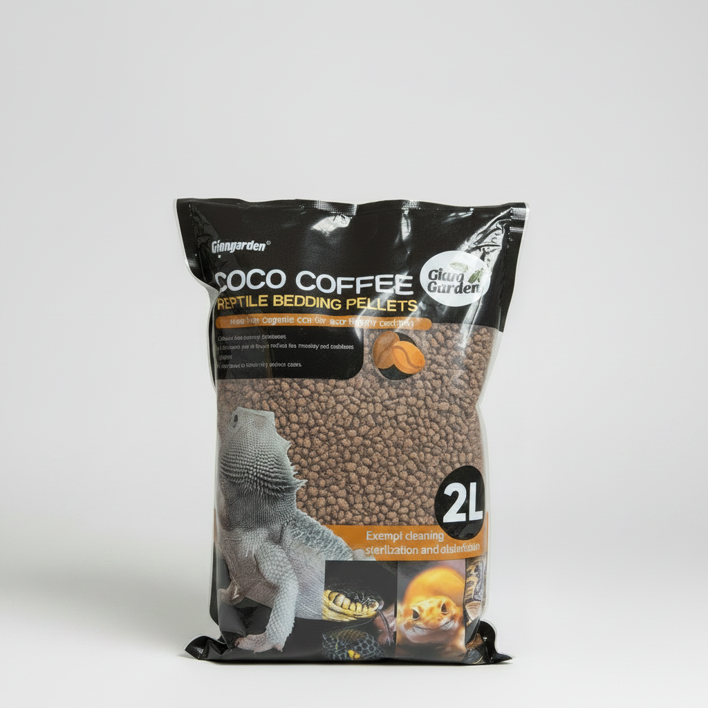 Giangarden CS18 Coco Coffee Reptile Bedding pellets 2L