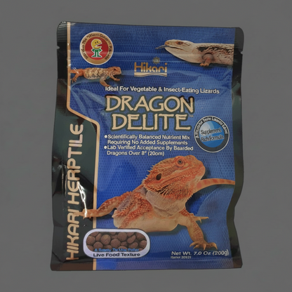 Hikari Dragon Delite 200g – Complete Probiotic Nutrition for Bearded Dragons