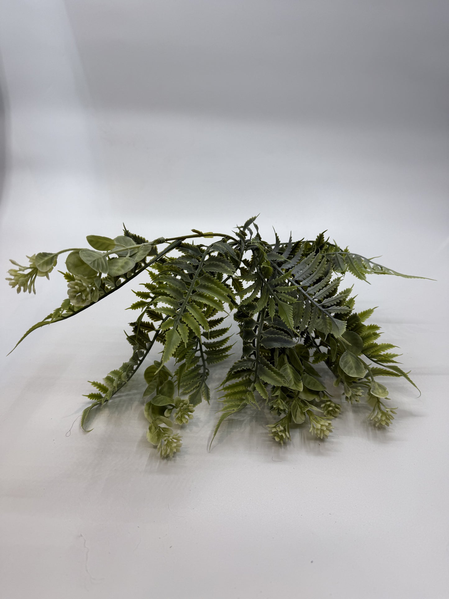 Lifelike Asplenium Contiguum artificial plant creating a natural habitat in a reptile enclosure