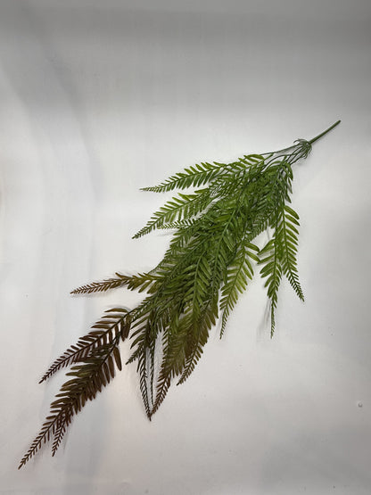 Detailed faux Drooping Spleenwort fern leaves, perfect for reptile terrariums.