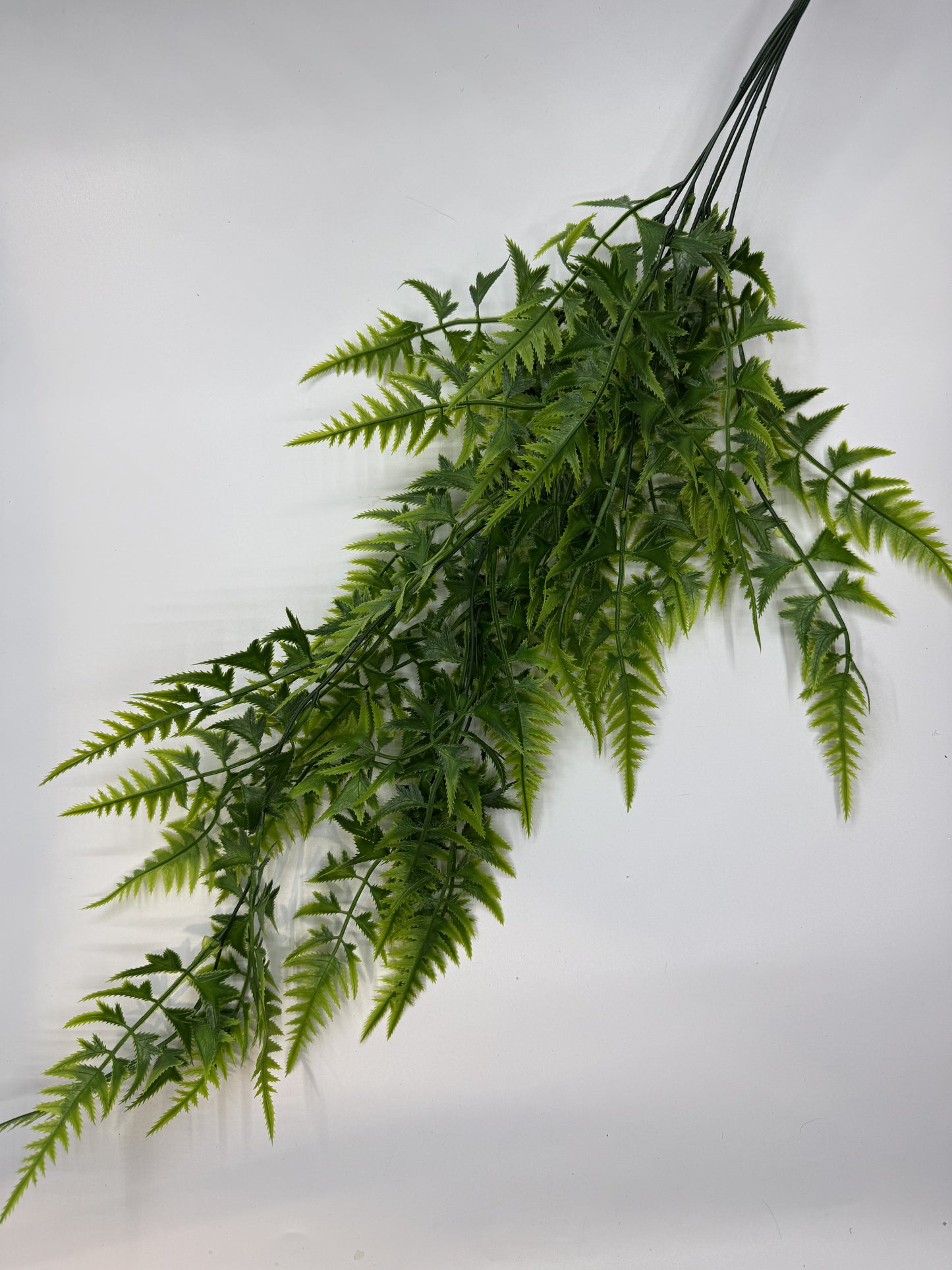 Pteris Quadriaurita artificial fern adding natural greenery to a reptile vivarium