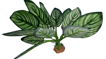 Close-up of realistic JBY001 artificial leaves