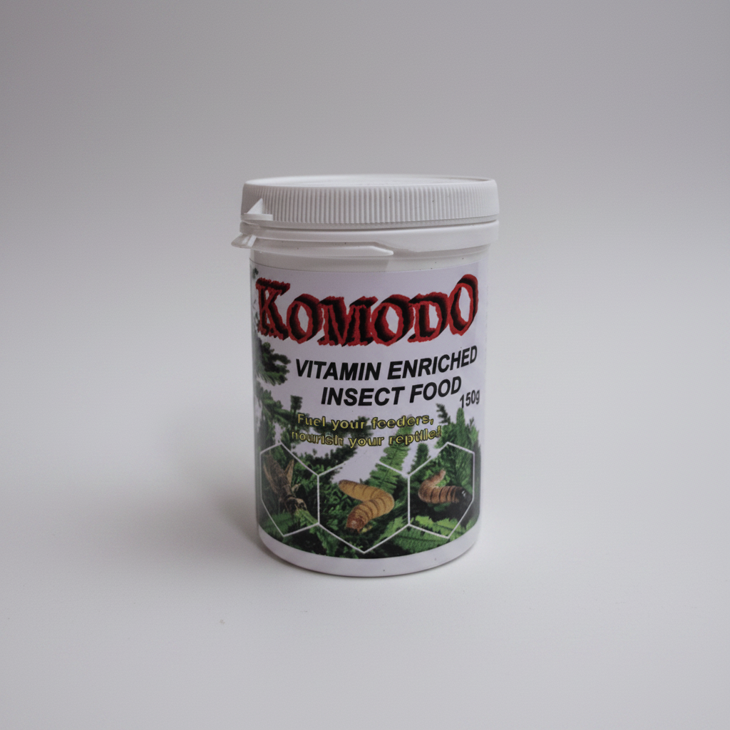 Komodo vitamin enriched insect food container - Repticube