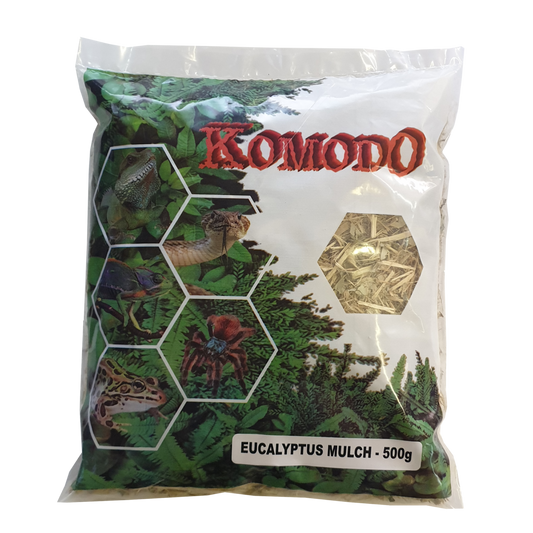 Packaged Komodo Eucalyptus Mulch – 500g bag