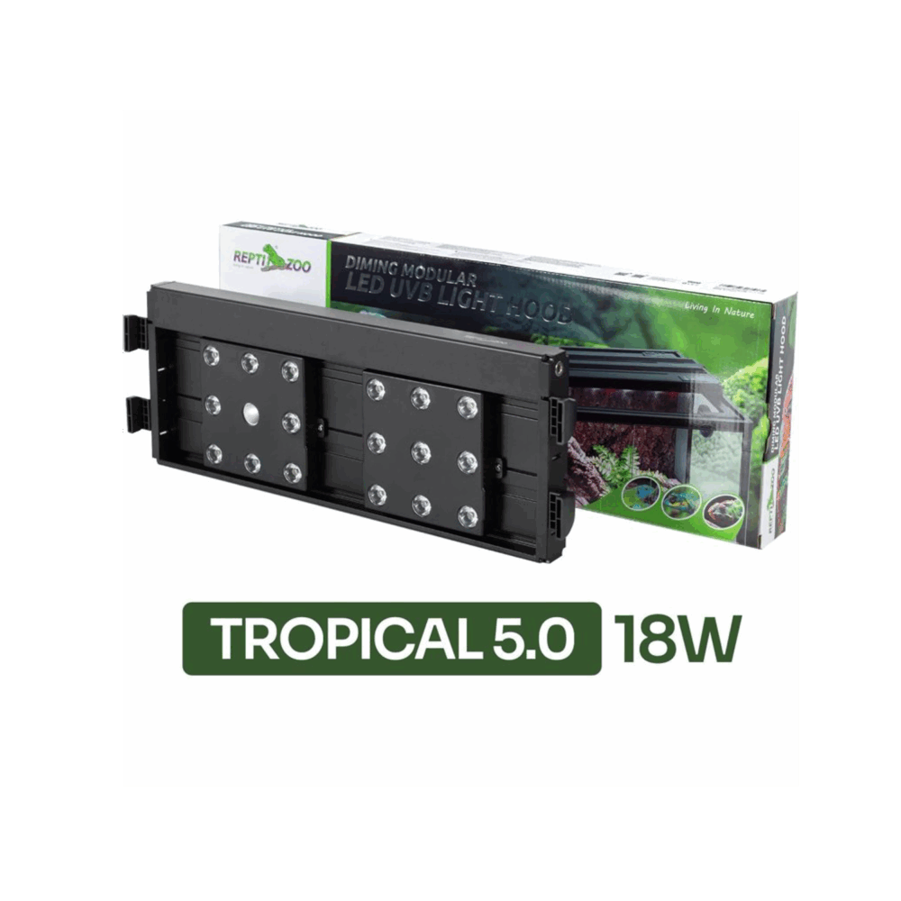 LED UVB 10.0 Light Hood Desert Reptile Light