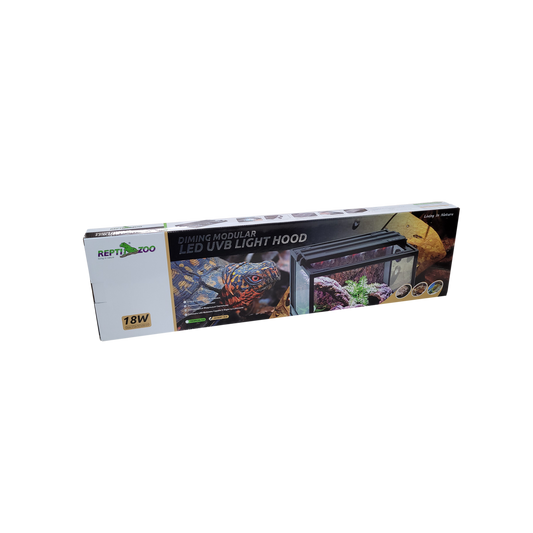 36" LED UVB 10.0 light hood 24w