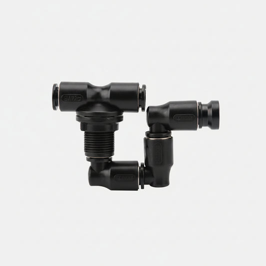 Close-up of ultrasonic mist generating nozzles