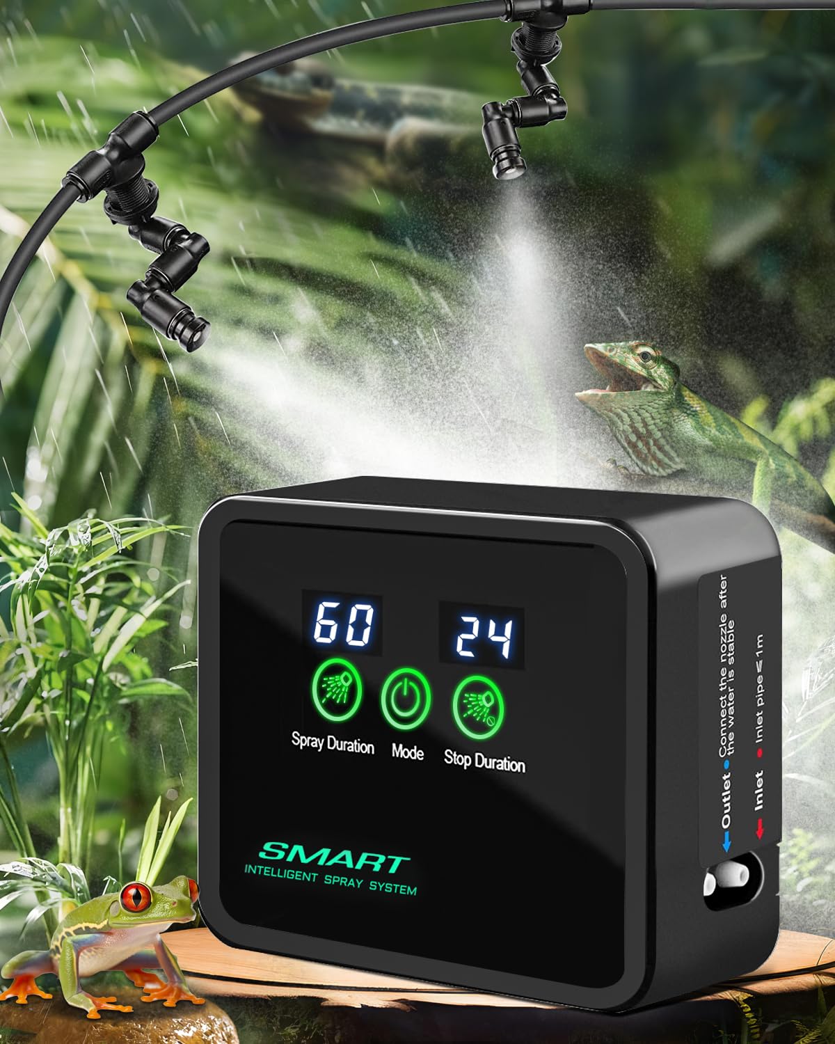 Mius Lab MIUS Smart Misting System (2 Nozzles) | Reptile Humidifier – REPTICUBE