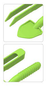 Close-up of durable bristle texture