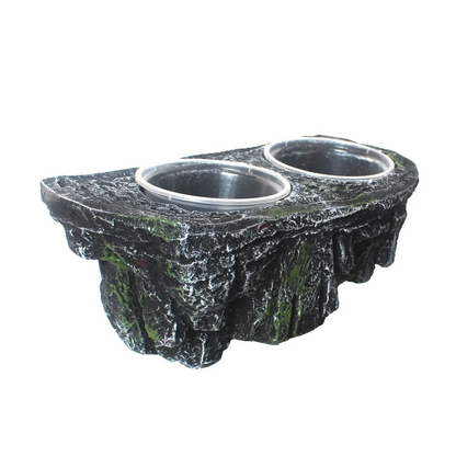 Rock-style resin finish close-up