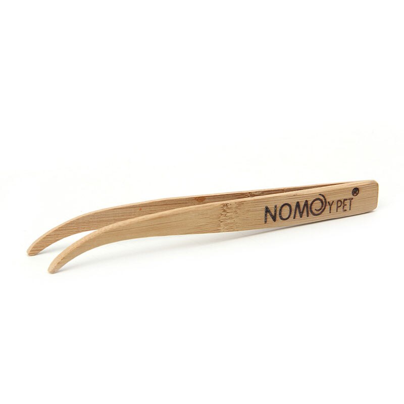 Close-up of bamboo tip handling 
