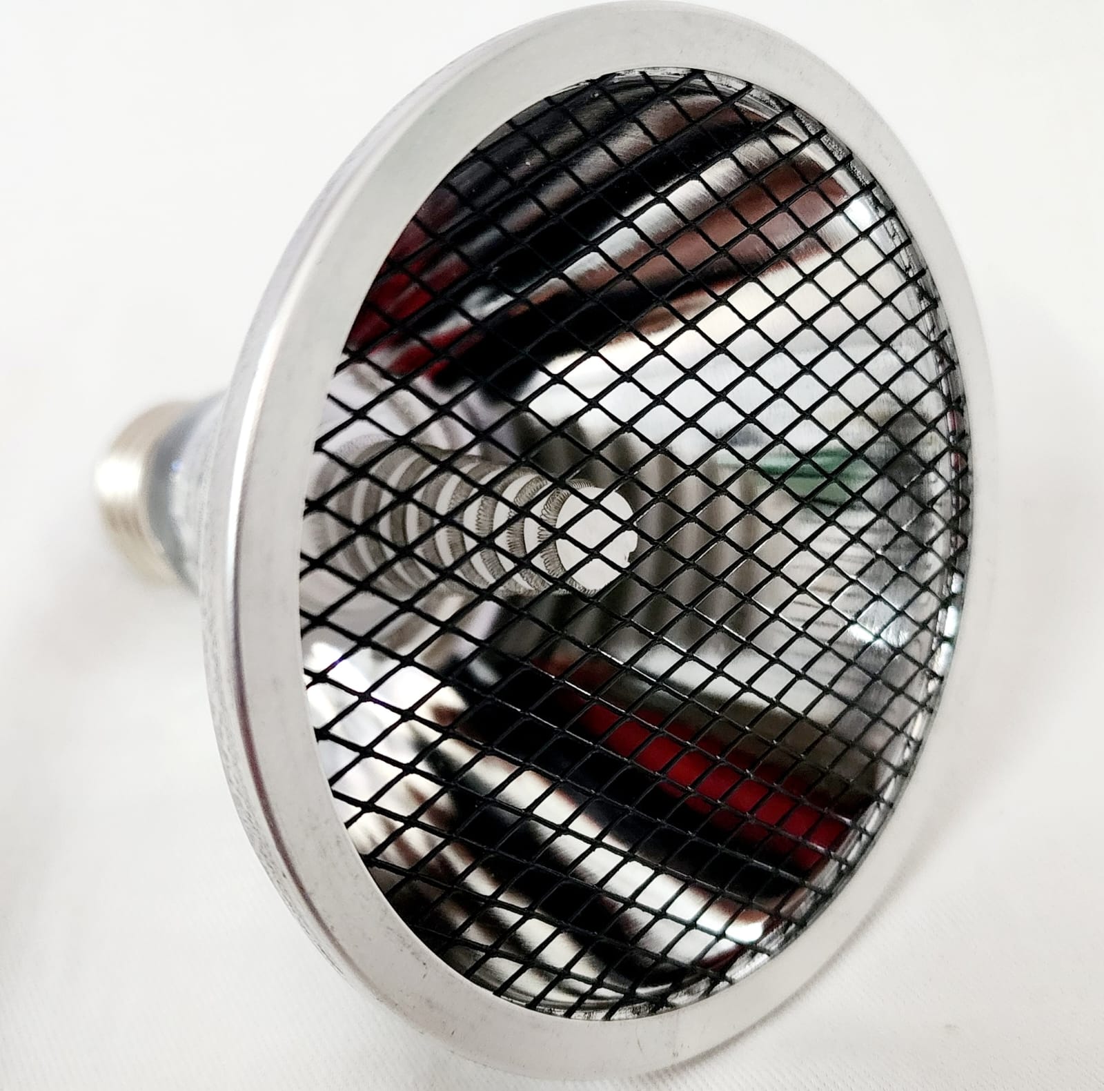 Close-up of the carbon fiber heating