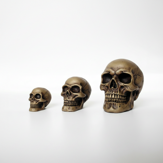 Resin Skull head - Nomoy various sizes