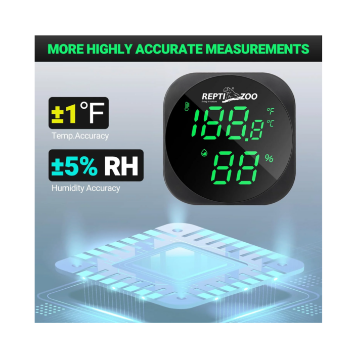 LED Digital Thermo Hygrometer for Reptiles- SH140