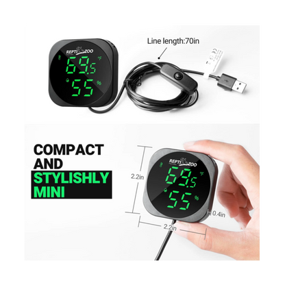 LED Digital Thermo Hygrometer for Reptiles- SH140