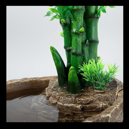 2in1 Bamboo plant dripper -Reptile fountain