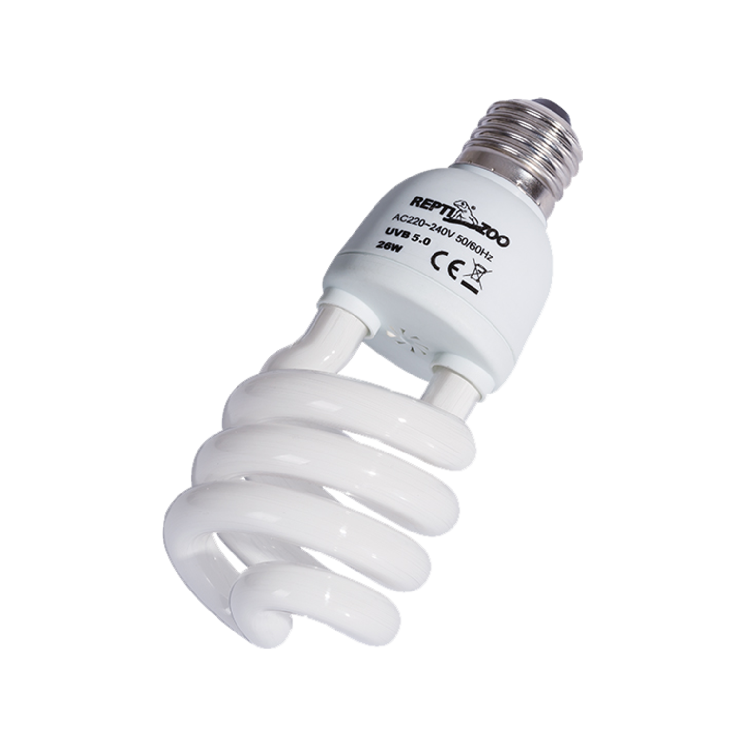 Close-up of compact 26W UVB 10.0 light 