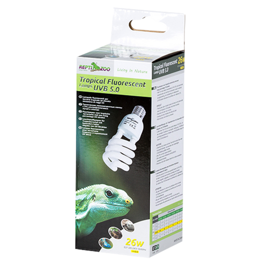 26W compact UVB lamp with E27 base