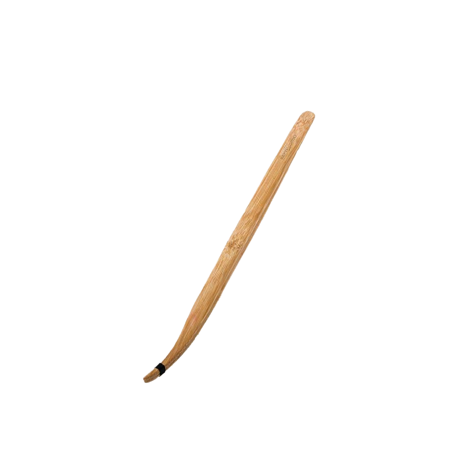 Close-up of 300mm bamboo tweezers with curved tips