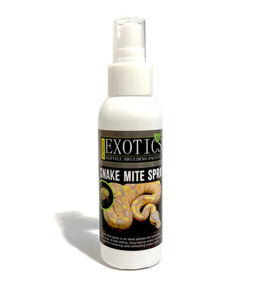 Exotic Environments snake mite spray bottle on a white background