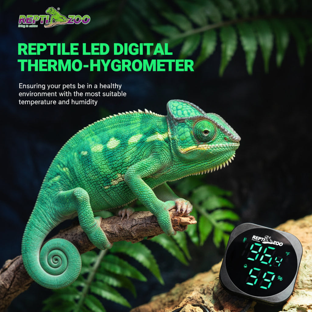 LED Digital Thermo Hygrometer for Reptiles- SH140