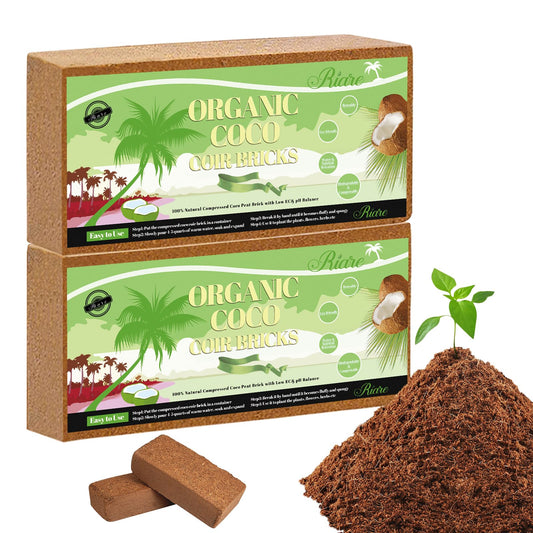 NC-04 compressed block and expanded coconut husk