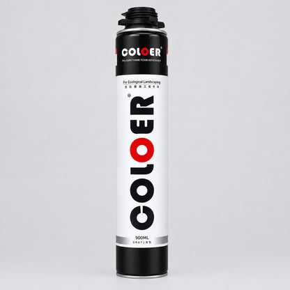 A single can of Color Landscape Fabric Conserving Foam on a solid white background.
