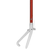 Handle and folding mechanism close-up