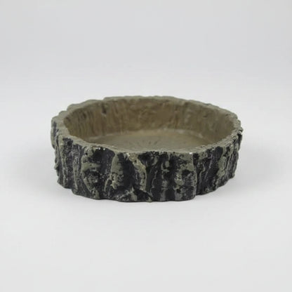 A round, shallow water and feeding bowi for reptiles
